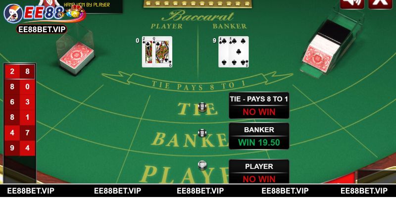 Có nhiều phiên bản Baccarat khác nhau có mặt tại nhà cái 